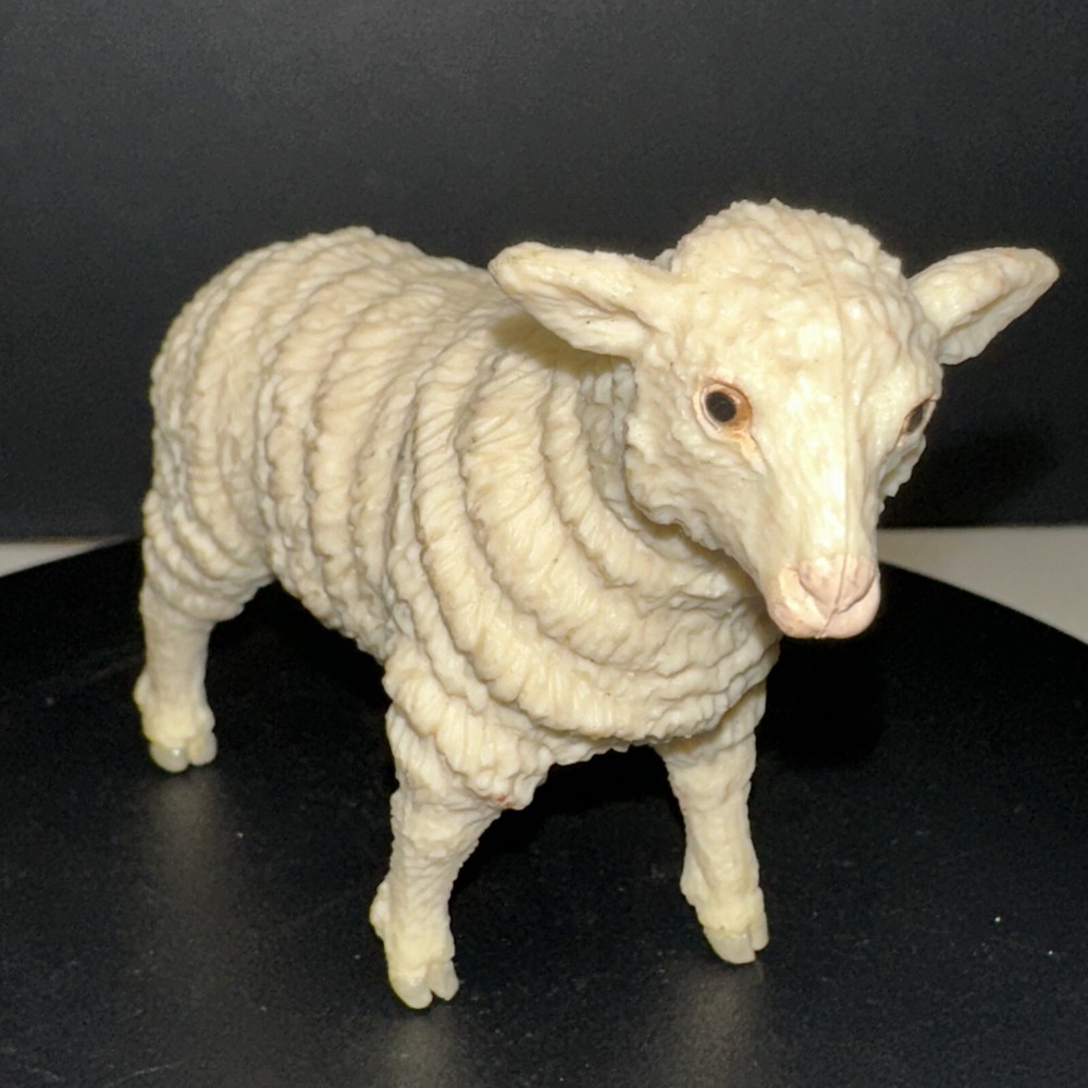 Ewe Sheep Lamb Figure Safari Ltd 1998 Nativity Animal Vintage